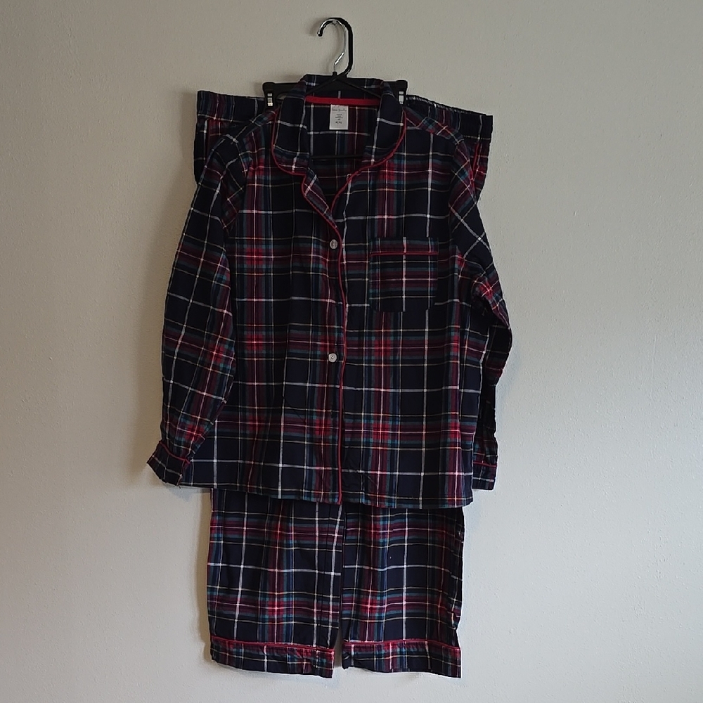 Womens Vera Bradley Pajama Set Plaid Size XL